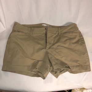 Old navy khaki pixie shorts